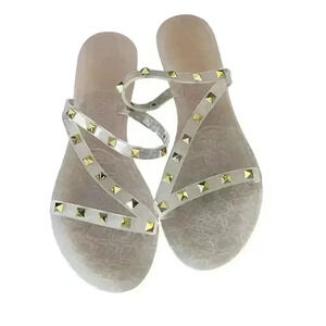 Madden girl Flats translucent pink size 7